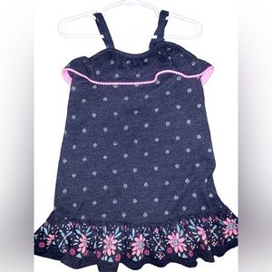 GUC Jumping Beans Girls summer dress, Size 4T, Navy,